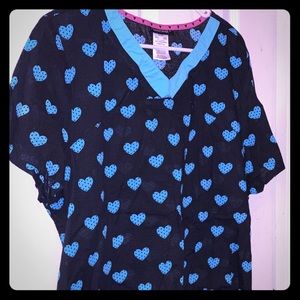 2XL Heart and Soul Scrub Top